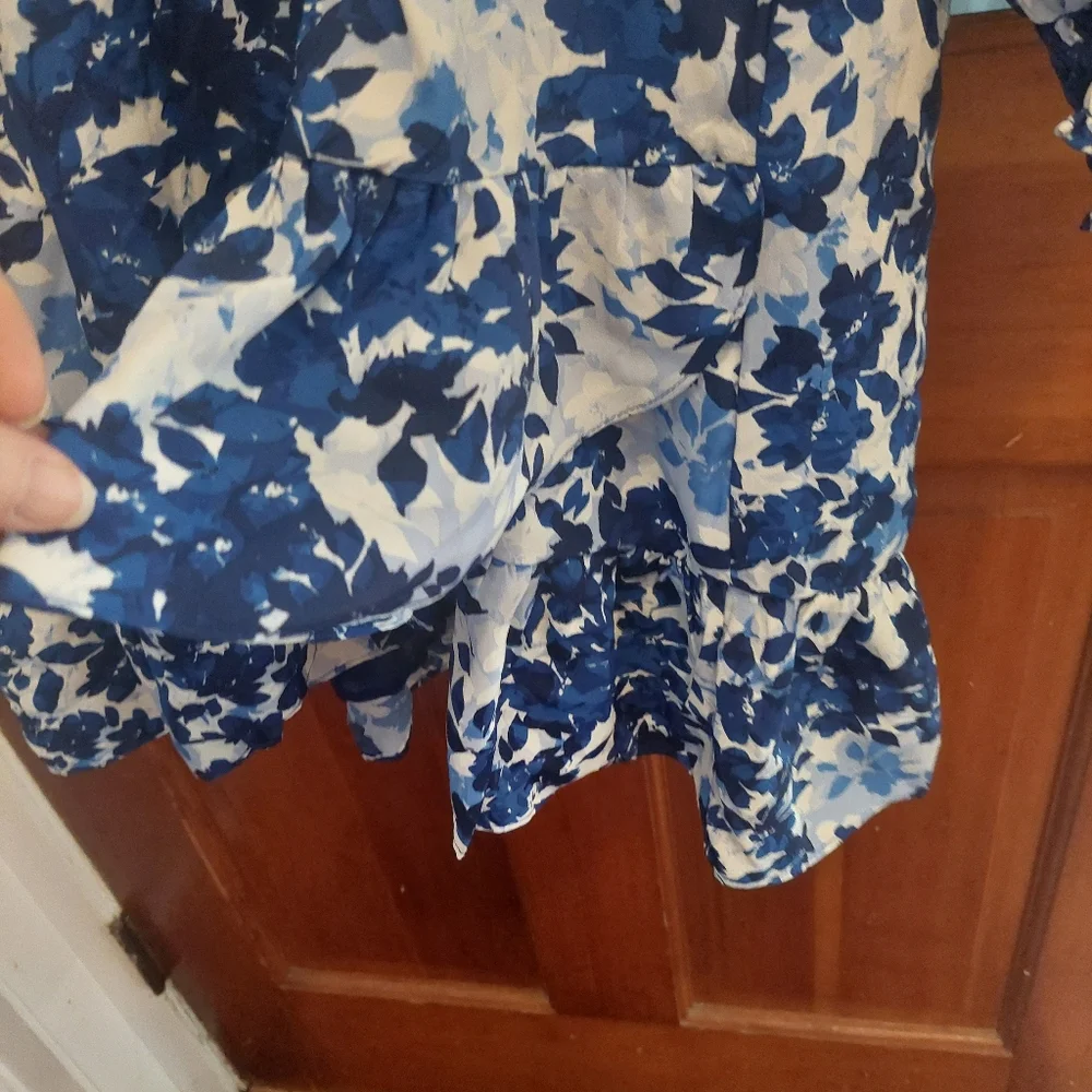nwot Vince Camuto long sleeve‎ tiered mini dress XXL